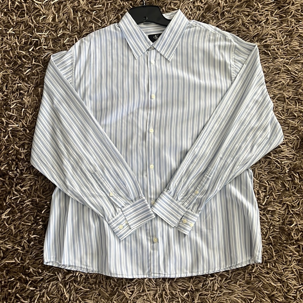 Calvin Klein Mens Button-Up Shirt